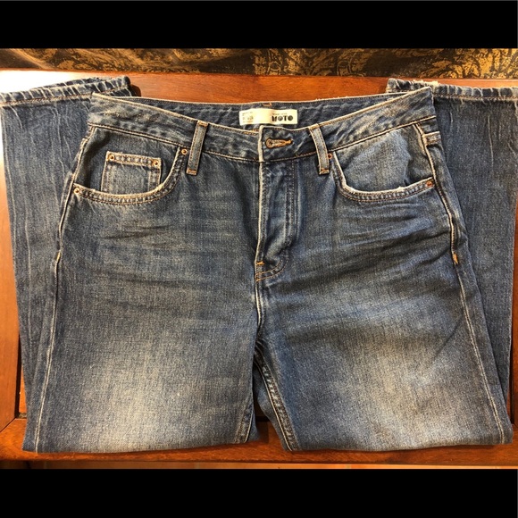 SOLD Topshop Petite Moto High Rise Jeans - Picture 1 of 6